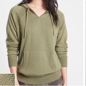 Athleta Evergreen Hoodie Sweater